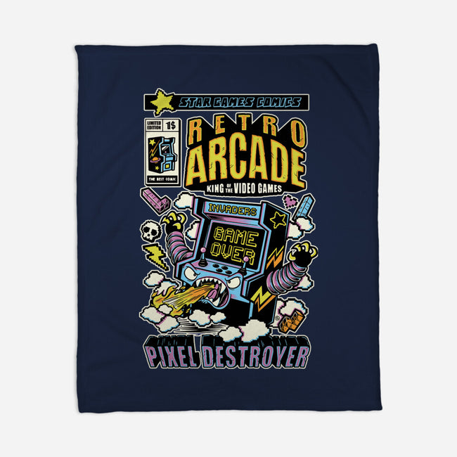 King Of The Video Games-None-Fleece-Blanket-FernandoSala