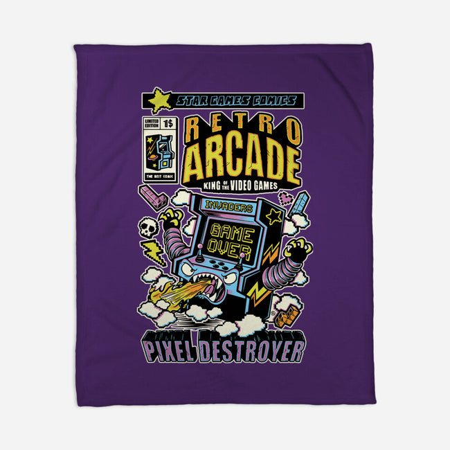 King Of The Video Games-None-Fleece-Blanket-FernandoSala