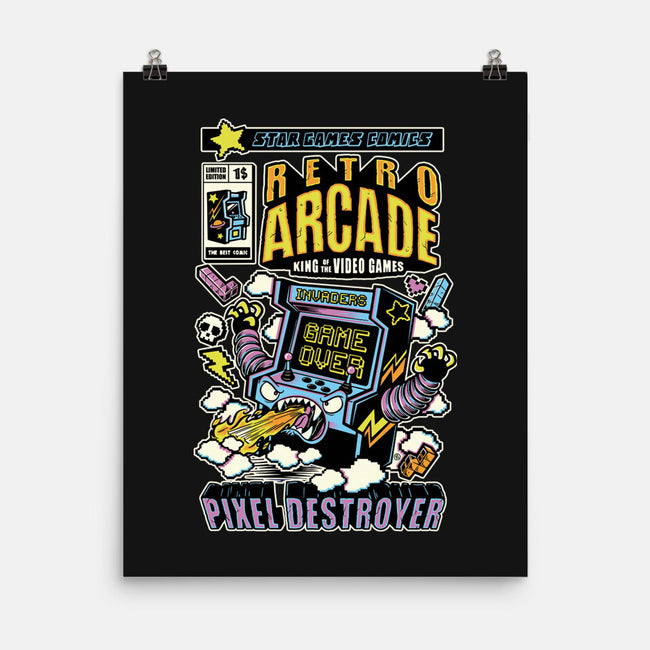 King Of The Video Games-None-Matte-Poster-FernandoSala