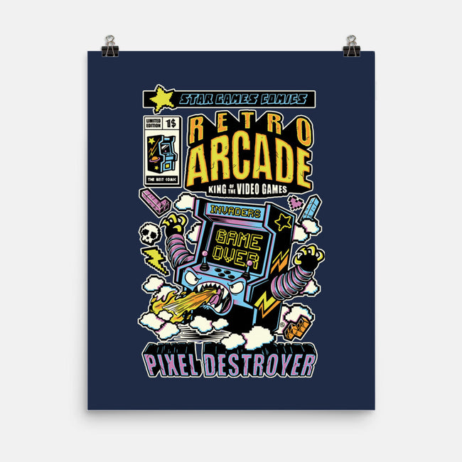 King Of The Video Games-None-Matte-Poster-FernandoSala