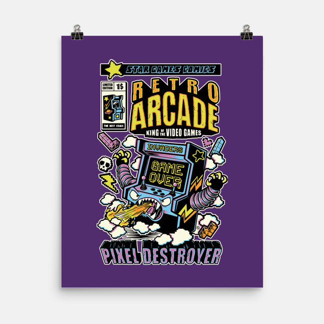 King Of The Video Games-None-Matte-Poster-FernandoSala