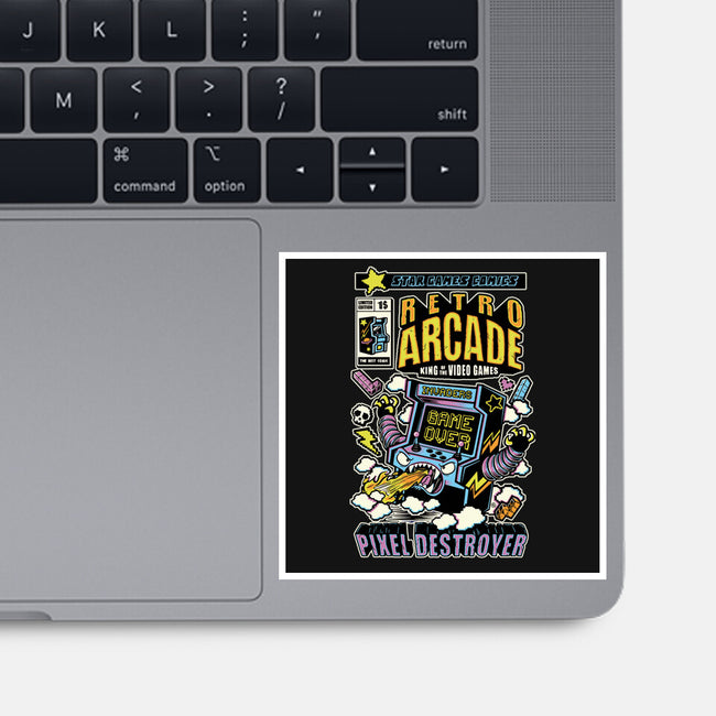 King Of The Video Games-None-Glossy-Sticker-FernandoSala