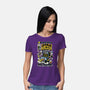 King Of The Video Games-Womens-Basic-Tee-FernandoSala