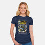 King Of The Video Games-Womens-Fitted-Tee-FernandoSala