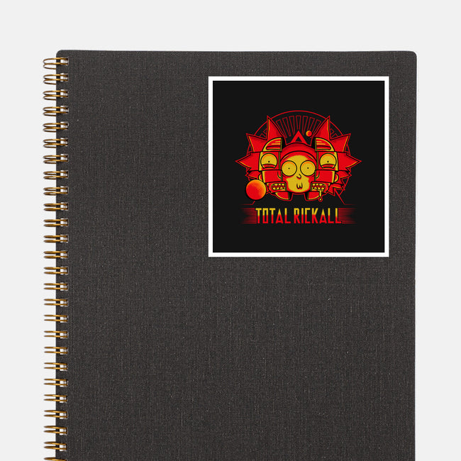 Total Rickall-None-Glossy-Sticker-demonigote