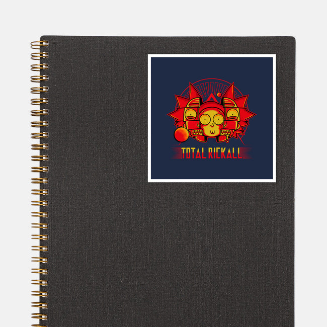 Total Rickall-None-Glossy-Sticker-demonigote