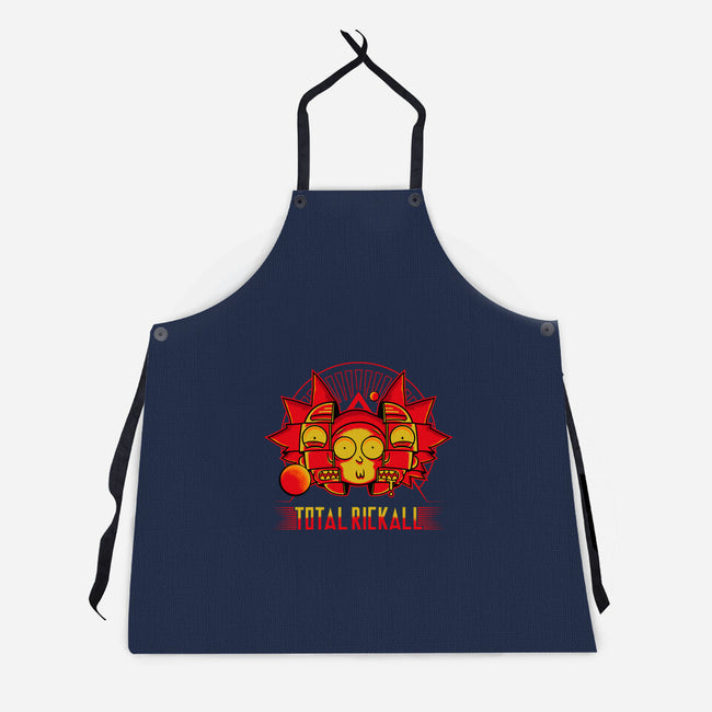 Total Rickall-Unisex-Kitchen-Apron-demonigote