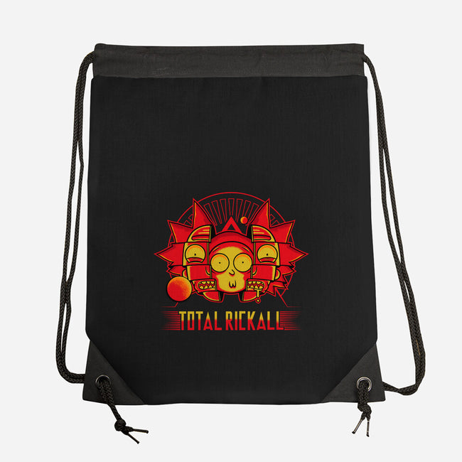 Total Rickall-None-Drawstring-Bag-demonigote