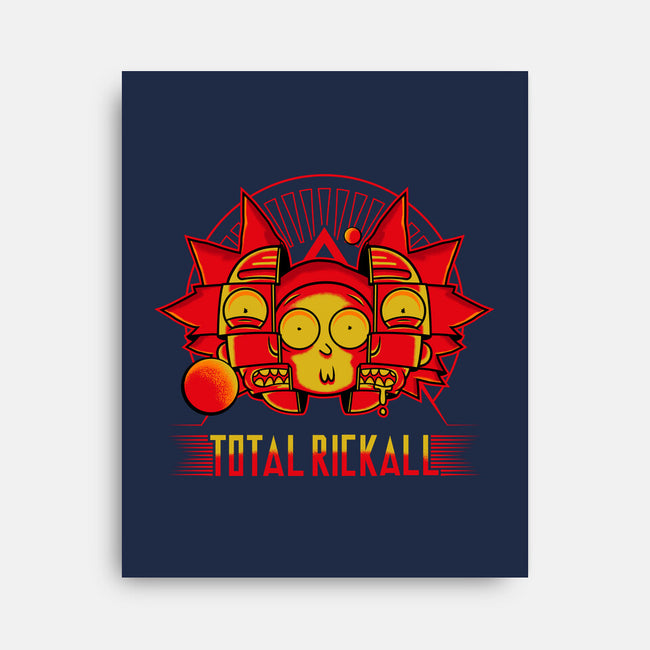 Total Rickall-None-Stretched-Canvas-demonigote
