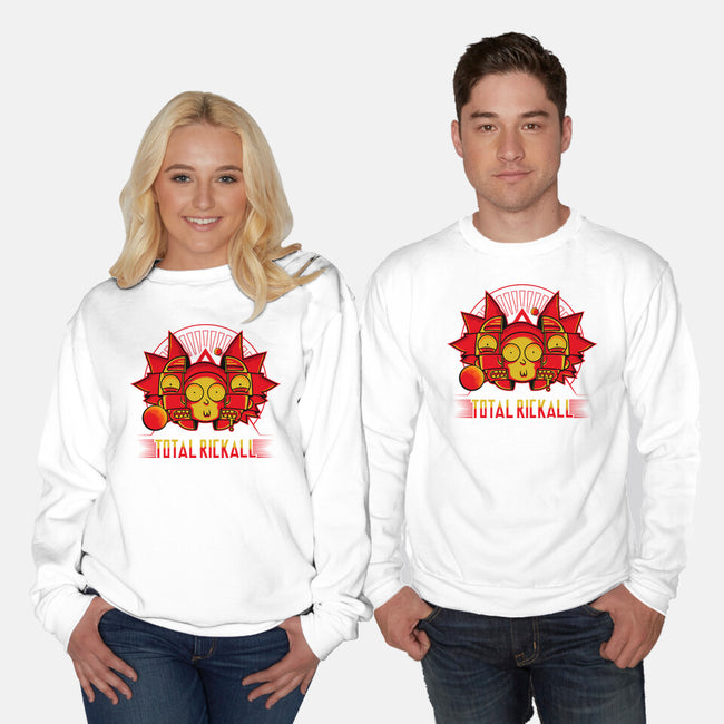 Total Rickall-Unisex-Crew Neck-Sweatshirt-demonigote