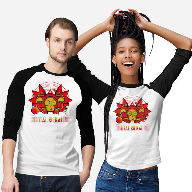 Total Rickall-Unisex-Baseball-Tee-demonigote