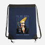 I’ll Be Back Pretty Mama-None-Drawstring-Bag-glitchygorilla