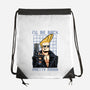 I’ll Be Back Pretty Mama-None-Drawstring-Bag-glitchygorilla