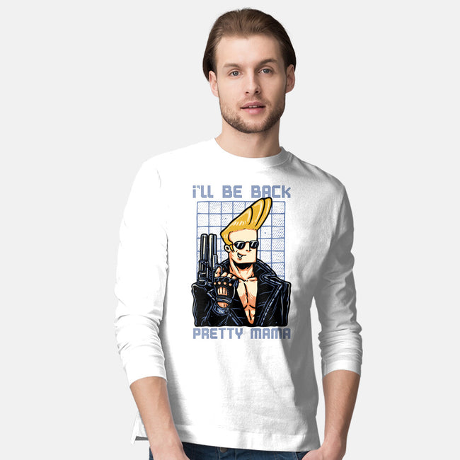 I’ll Be Back Pretty Mama-Mens-Long Sleeved-Tee-glitchygorilla