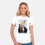 I’ll Be Back Pretty Mama-Womens-Fitted-Tee-glitchygorilla