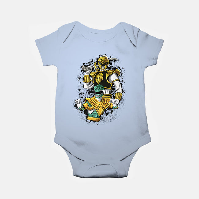 Two Rangers One Person-Baby-Basic-Onesie-nickzzarto