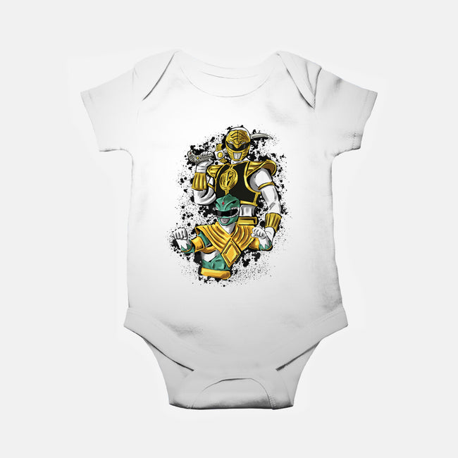 Two Rangers One Person-Baby-Basic-Onesie-nickzzarto