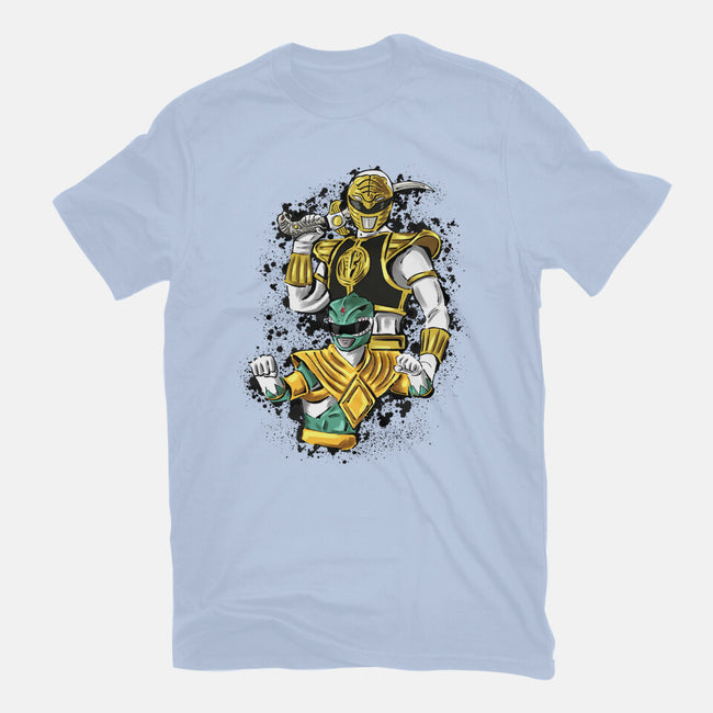 Two Rangers One Person-Mens-Basic-Tee-nickzzarto
