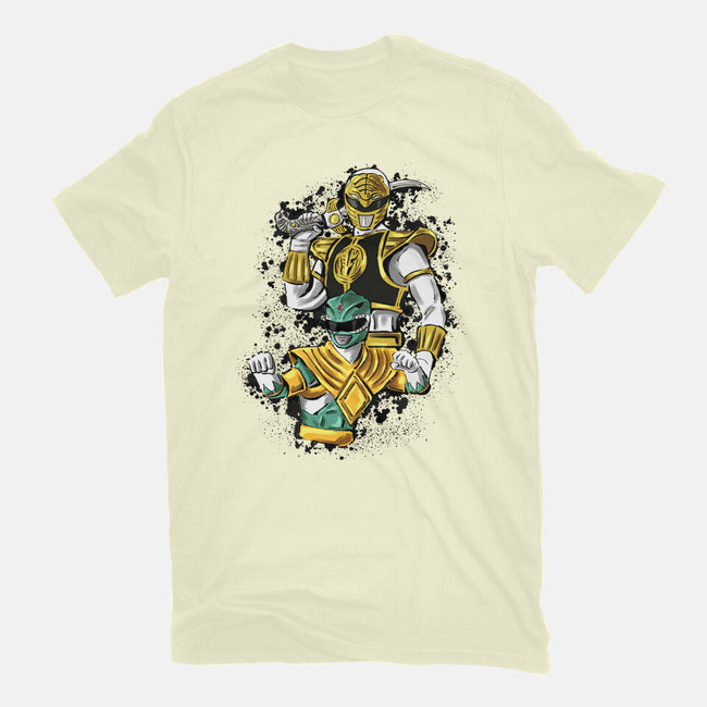 Two Rangers One Person-Mens-Basic-Tee-nickzzarto