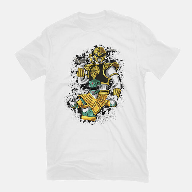 Two Rangers One Person-Mens-Basic-Tee-nickzzarto