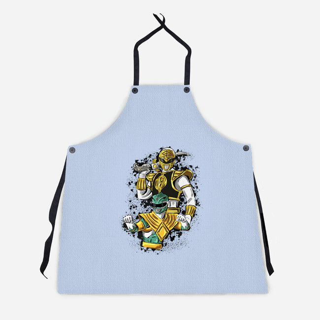 Two Rangers One Person-Unisex-Kitchen-Apron-nickzzarto