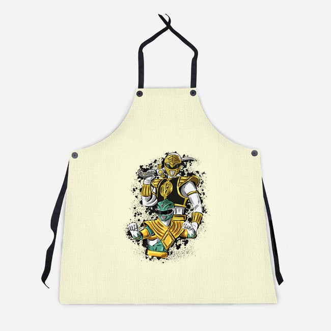 Two Rangers One Person-Unisex-Kitchen-Apron-nickzzarto