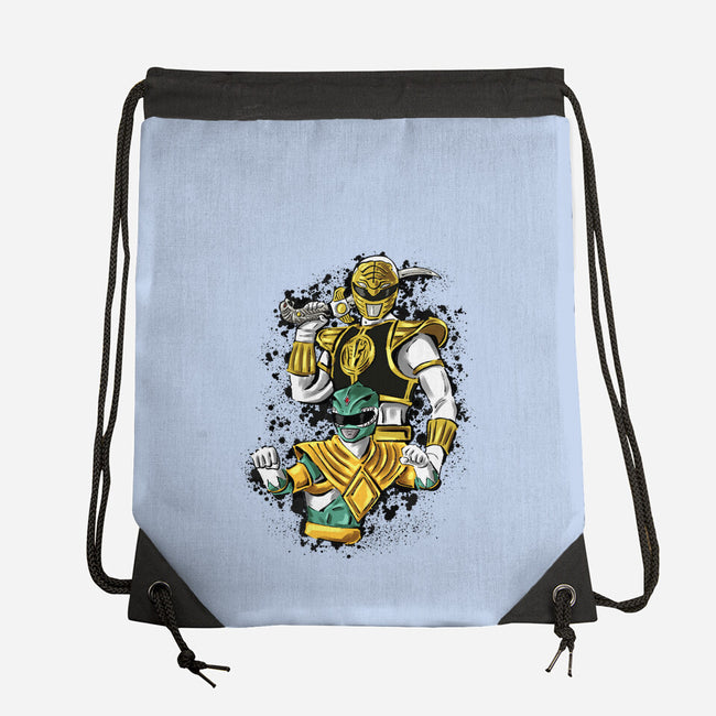 Two Rangers One Person-None-Drawstring-Bag-nickzzarto