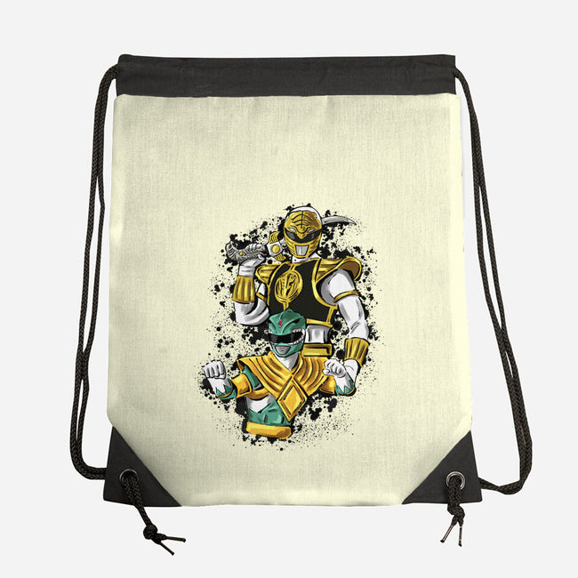 Two Rangers One Person-None-Drawstring-Bag-nickzzarto
