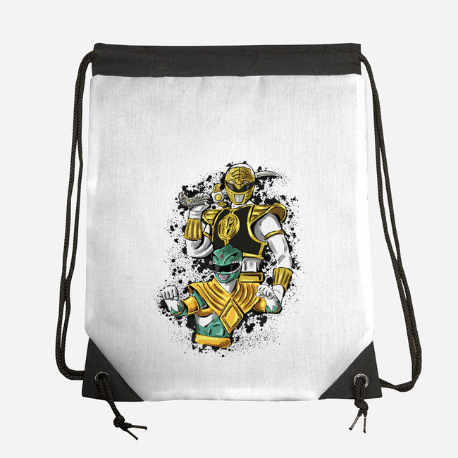 Two Rangers One Person-None-Drawstring-Bag-nickzzarto