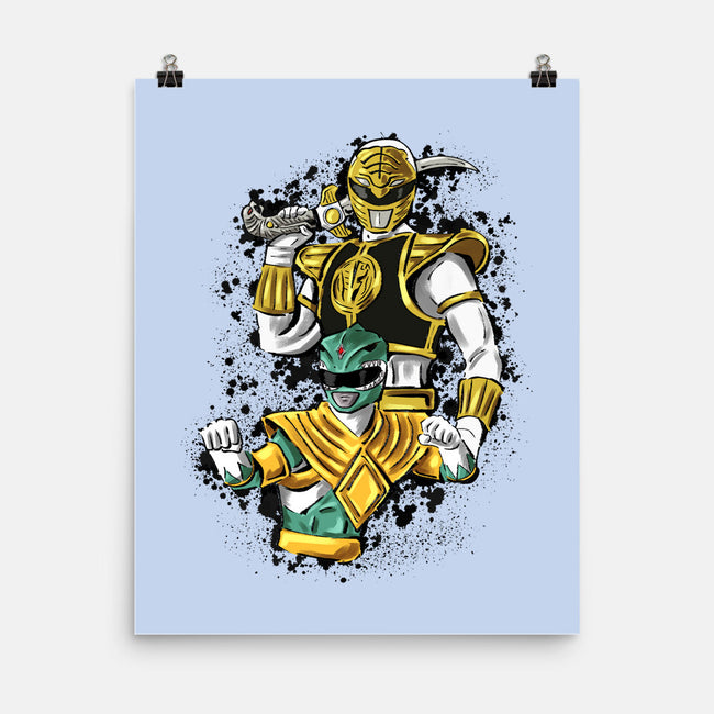Two Rangers One Person-None-Matte-Poster-nickzzarto