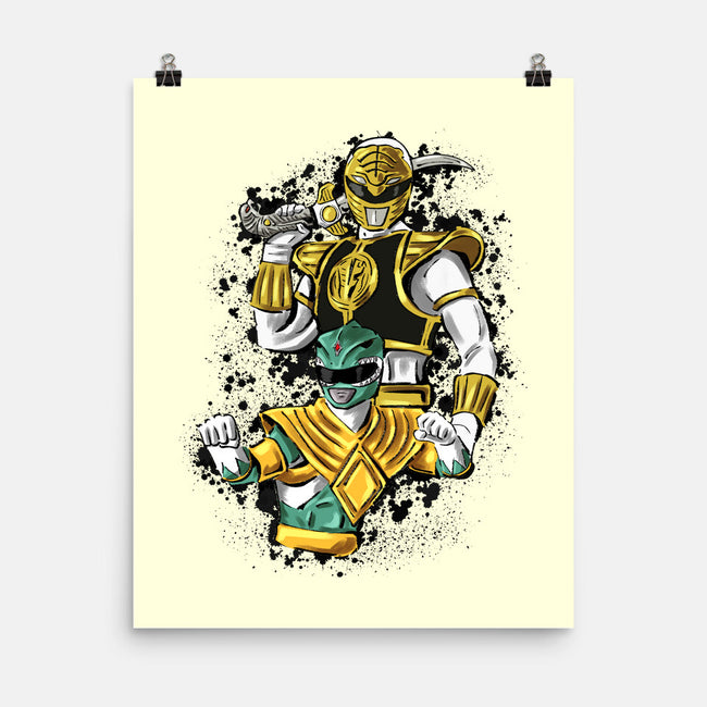 Two Rangers One Person-None-Matte-Poster-nickzzarto