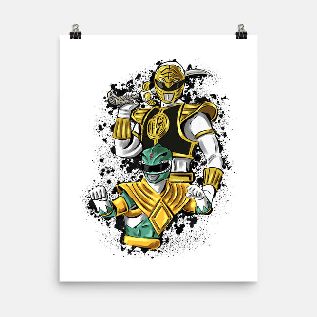 Two Rangers One Person-None-Matte-Poster-nickzzarto