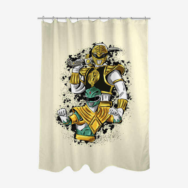 Two Rangers One Person-None-Polyester-Shower Curtain-nickzzarto