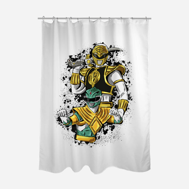 Two Rangers One Person-None-Polyester-Shower Curtain-nickzzarto