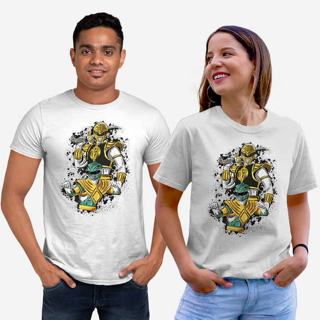 Two Rangers One Person-Unisex-Basic-Tee-nickzzarto
