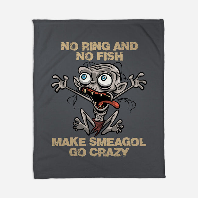 No Ring And No Fish-None-Fleece-Blanket-zascanauta