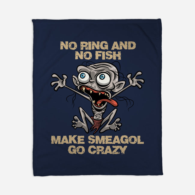 No Ring And No Fish-None-Fleece-Blanket-zascanauta