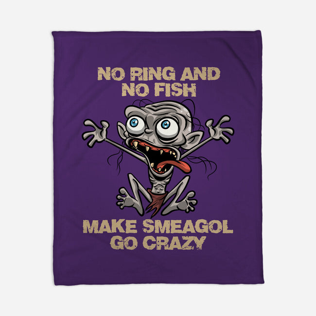 No Ring And No Fish-None-Fleece-Blanket-zascanauta
