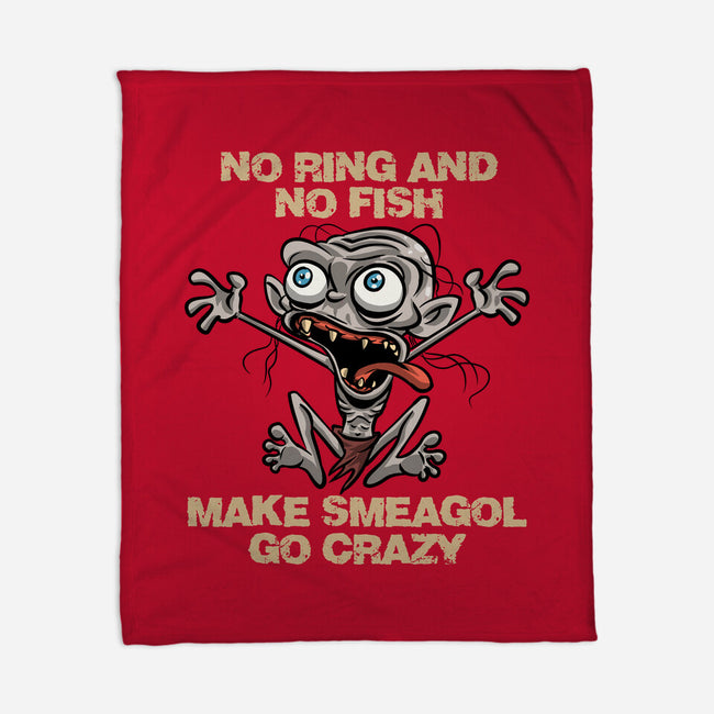 No Ring And No Fish-None-Fleece-Blanket-zascanauta