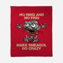 No Ring And No Fish-None-Fleece-Blanket-zascanauta