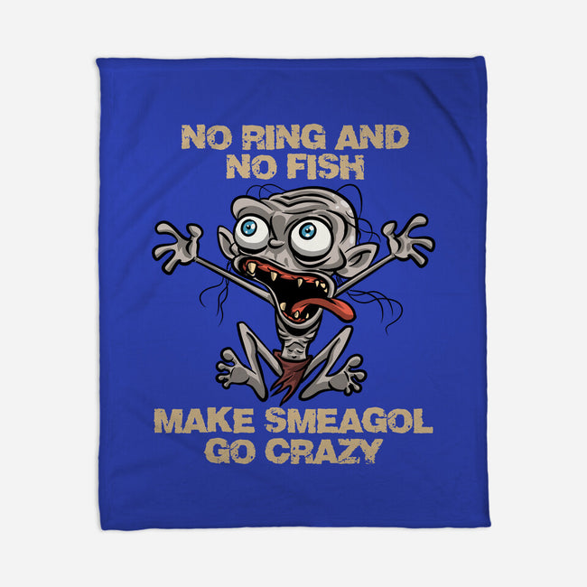 No Ring And No Fish-None-Fleece-Blanket-zascanauta