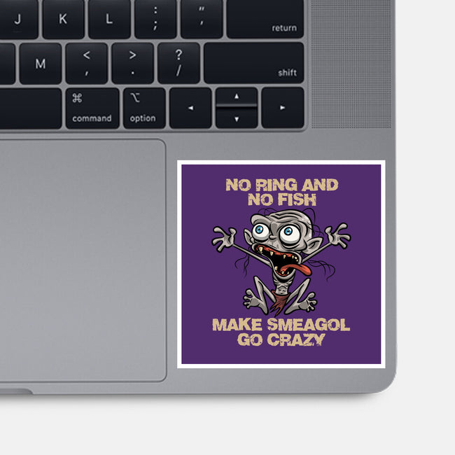 No Ring And No Fish-None-Glossy-Sticker-zascanauta