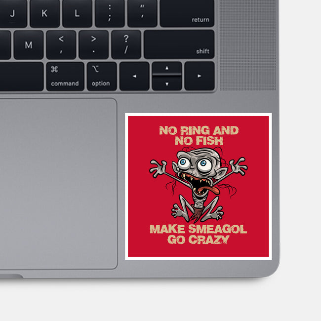 No Ring And No Fish-None-Glossy-Sticker-zascanauta