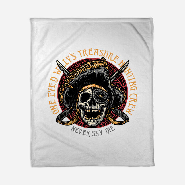 Treasure Hunting Crew-None-Fleece-Blanket-glitchygorilla