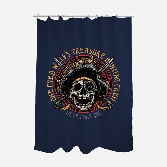 Treasure Hunting Crew-None-Polyester-Shower Curtain-glitchygorilla
