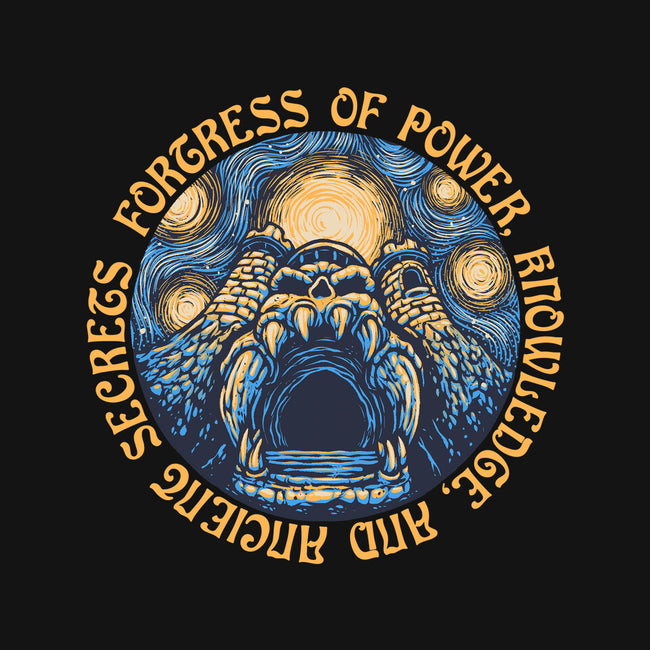 Fortress Of Power-Mens-Heavyweight-Tee-glitchygorilla