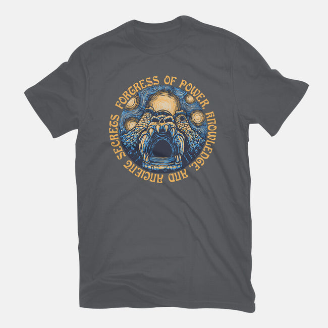 Fortress Of Power-Womens-Fitted-Tee-glitchygorilla