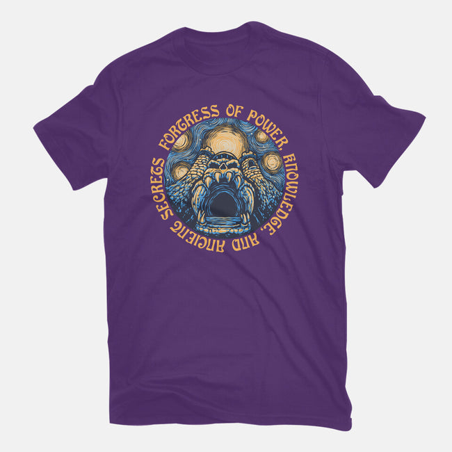 Fortress Of Power-Womens-Fitted-Tee-glitchygorilla