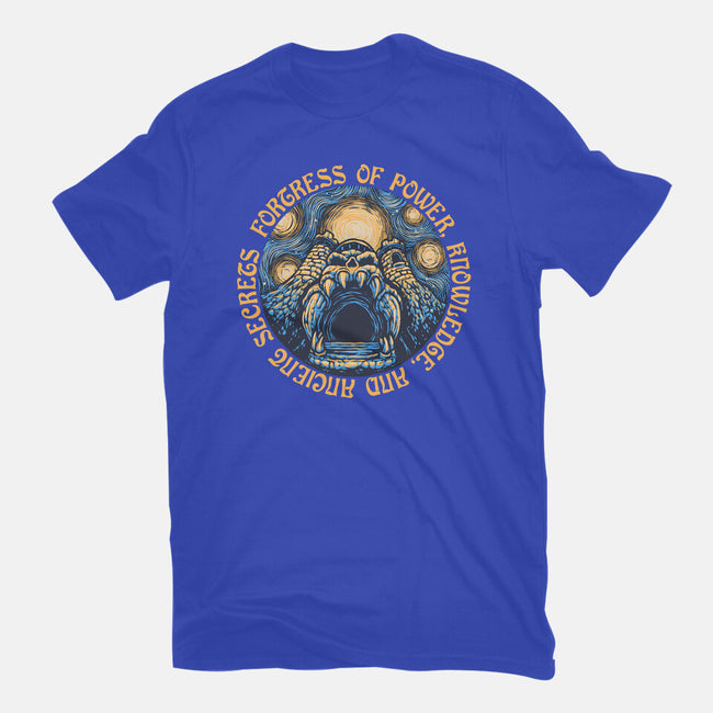 Fortress Of Power-Womens-Fitted-Tee-glitchygorilla
