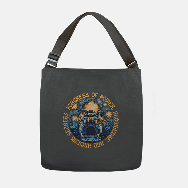 Fortress Of Power-None-Adjustable Tote-Bag-glitchygorilla